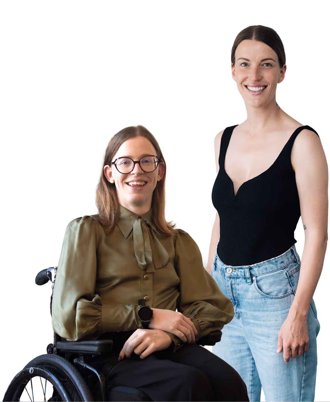 Grace Stratton (All is for All) and Julie Leuzinger (Ghost Partners)